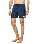 Hugo Boss Men's Medium Length Quick Dry Swim Trunks, Navy, S UK