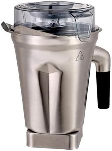 48oz Stainless Steel Container Pitcher, Compatible with Vit 5200 5000 6300 Vm0103 Vm0197 E310 E320 A2500 Classic/Commercial etc Series Blender, 48oz Stainless Steel Pitcher Jar Cup,5 Years Warranty