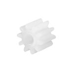 sourcingmap 10pcs Plastic Gears 10 Teeth Model 102A Reduction Gear Plastic Worm Gears for RC Car Robot Motor