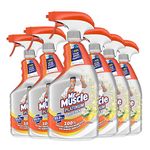 Mr Muscle Kitchen Cleaner, Platinum Antibacterial Kitchen Spray, Citrus, Pack of 6 (6 x 750 ml)