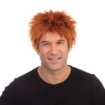 Men's Chisel Ginger Wig (1 Pc.) - Realistic Design, Perfect for Parties, Cosplay, Festivals, Music, Steampunk, World Book Day, & Everyday Wear