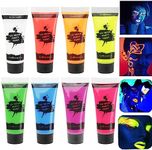 MEICOLY Glow Blacklight Face Paint,