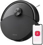 roborock Q10 S5 Robot Vacuum Cleaner with Mop, 10,000 Pa HyperForce Suction, Dual Anti-Tangle Brushes, VibraRise 2.0 & Auto Lifting Mopping System, Smart Obstacle Avoidance, Ideal for Pet Hair, Black