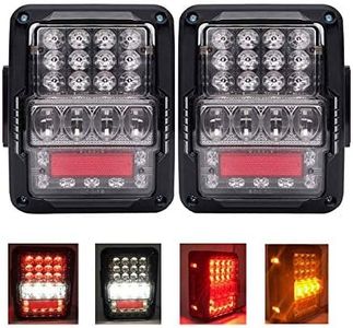 SXMA Luci di retromarcia con Luce di Posizione Posteriore a LED per Wrangler JK JKU Versione Euro 2007-2017