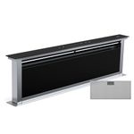 Klarstein Royal Flush Eco Downdraft Cooker Hood - A++ Energy Efficient, 842 m³/h Airflow, Quiet 70 dB, Touch Control, 9 LED Colours, Wall-Mounted, Recirculation Mode, Stainless Steel