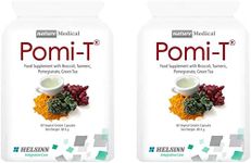 Pomi-T Polyphenol Food Supplement 120 Capsules (Pack of 2 x 60 Capsules)