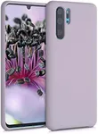 kwmobile Case Compatible with Huawei P30 Pro Case - TPU Silicone Phone Cover with Soft Finish - Purple Cloud