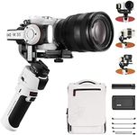 Zhiyun Crane M3S M3 S Combo Gimbal Stabilizer for DSLR Mirrorless Cameras 3-Axis Handheld Video Stabilizer Compatible with GoPro, Action Camera, Smartphone,Tripod Phone Clip Included