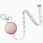 LWQWJING 3m/120"" Tape Measure Body Measuring Tape for Body Cloth Tape Measure for Sewing Fabric Tailors Medical Measurements Tape Dual Sided Leather Tape Measure Retractable (Pink), 120inch-3M