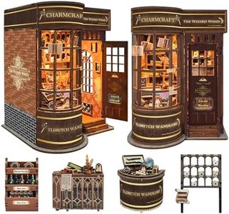 STRUCWOOD DIY Book Nook Kit for Adults 3D Wooden Puzzle Magic Booknook