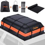 21 Cubic Feet Rooftop Cargo Carrier: Ohuhu Waterproof Car Roof Bag Cargo Carrier with Anti-Slip Mat - 840D Waterproof Soft Roof Top Luggage Bag for All Cars with or without Racks