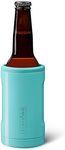 BrüMate Hopsulator Bott'L Double-Walled Stainless Steel Insulated Bottle Cooler for 12 Oz Bottles (Aqua)