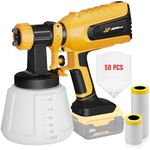 HEINPRO Cordless Paint Sprayer for Dewalt 20V Max Battery Brushless Paint Gun (No Battery), Electric Paint Sprayer for Furniture and House Painting, Paint Sprayers for Home Interior, Fence, Cabinets