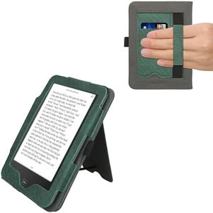 kwmobile Custodia eReader Compatibile con Tolino Vision 1/2 / 3/4 HD Cover - Cover eBook Pelle PU con Chiusura Magnetica Stand Cinturino Mano e Porta Carte