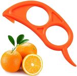 CJESLNA 4 x Orange Opener Peeler Slicer Cutter Plastic Lemon Citrus Fruit Skin Remover