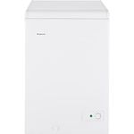 Hotpoint Chest Freezer | 3.6 Cubic Ft. | Complete with Quick Defrost Drain, Freezer Organizer Basket & Adjustable Thermostat | Upright Freezer for The Kitchen, Garage, or Basement | White