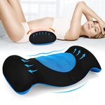 SAHEYER Lumbar Support Pillow for Lower Pain Relief, Back support Pillow for Bed, Memory Foam Lumbar Pillow for Sleeping