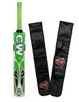 CW League 20-20 Kashmir Willow Cricket Bat for Kids Junior Size 3 - Full Size Bat Short Handle (Size 4 for 8-9 YR)