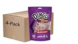 Dingo Twist Sticks 200 Count, Rawhi