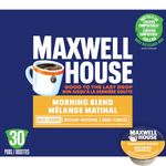 Maxwell House Morning Blend Coffee 100% Compostable K Cup Coffee Pods, 285g