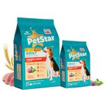 Mankind PetStar 10kg Adult Dry Dog Food (Buy 10kg GET 3kg Free) | Chicken Flavour | Clinically Tested | Power of 20+ Ingredients