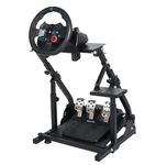 Anman Classic Steering Wheel Stand High Stability with Two-arm Design, Stand Height and Shifter Adjustable,Upgrade Wheel Stand compatible with Logitech G920 Shifter Wheel Pedals NOT Included