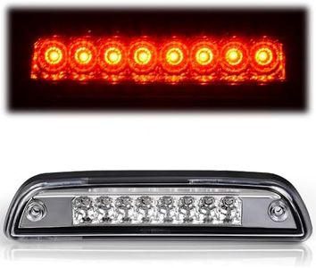 G-PLUS LED Third 3rd Brake Light High Mount Stop Light Fit For Toyota Tacoma 1995-2015, Rear Cab Center Mount Tail Light Clear Lens Chrome Housing 81570-04030