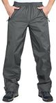 33,000ft Men's Rain Pants, Waterproof, Windproof, Outdoor Pants for Hiking, Fishing, Cycling, Grey