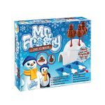 Mr Frosty Choc Ice Maker, Retro Plastic Snowman Shaped Toy Machine for Kids to Make Chocolate-covered Ice Cream Treats at Home