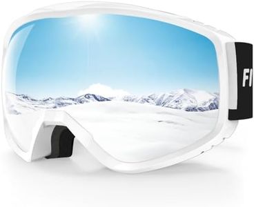 findway Ski Goggles OTG - Over Glasses Snow Snowboard Goggles for Men Women Adult- Anti-Fog 100% UV Protection Wide View