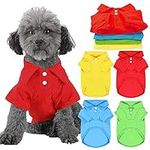 DOGGYZSTYLE 4 Pieces Dog Shirts Col