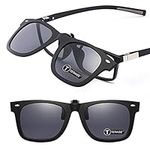 TERAISE Polarized Clip-On Driving Sunglasses with Flip Up Function-Suitable for Driving Fishing Outdoor Sport