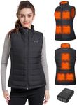 Evonicc Heated Vest for Women with 7.4V 16000mAh Battery Pack Included, Washable Warming Women's Heated Vest, Lightweight Heating Vest