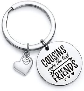 Cousin Birthday Keychain Friendship Keychain Cousin Newborn Gift Cousin Gift Cousin Jewelry Best Cousin Keychain, Best Cousin Keychain, General