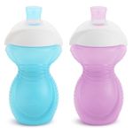 Click Lock Bite Proof Sippy Cup, Blue/Purple, 9 Ounce, 2 Count