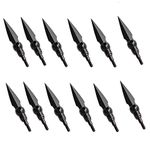 Huntingdoor Archery Arrow Heads Broadheads 222 Grain Heavy Duty (12PCS)