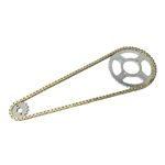 Lexmoto ZSB 125 SK125-8 Heavy Duty Chain & Sprockets Set GOLD (fits: Lexmoto ZSB)
