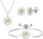 Philip Jones 3pc Daisy Bracelet Set