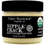 Organic Nipple Cream, Nipple Crack Lanolin Free Nipple Butter, Balm for Breastfeeding Mother, No Need to Wash Off, Safe for Baby and Mama