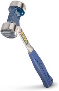 Estwing Lineman's Hammer - 40 oz Electrical Utility Tool with Smooth/Milled Face & Shock Reduction Grip - E3-40LM