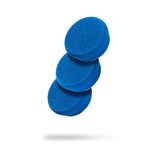 Adam's Premium Polisher Pads - Expertly Designed to Make Polishing and Paint Correction Easy and Quick 3 Pack - Color Coded to Match with Recommended Polishes or Compounds (2", Blue Compound Pad)