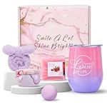 GLGLMA Christmas Gifts for Women,Valentines Gifts,Birthday Gifts,Insulated Tumbler,Relaxation Set Gifts for Mothers Day, Thanksgiving