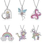 6 Pcs Cute Necklaces for Teen Girls