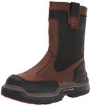 Wolverine Men's Raider DuraShocks Heavy Duty CarbonMax Wellington Construction Boot, Brown, 8