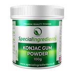 Konjac Gum Powder (Konjac Glucomannan) Premium Quality 100g - Vegan, Non-GMO, Gluten Free – Recyclable Container