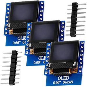 AZDelivery 3X 0.66 Zoll OLED Display Module ssd1306 64x48 Ecran I2C HW-699 Compatible D1 Mini incluant Un E-Book!