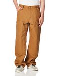 Carhartt Men's double work utility pants, Brown, 44W 30L UK