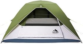 6 Person Dome Camping Tent with Rainfly, Waterproof Easy Up, Lightweight Family Tent for Hiking Backpacking Traveling & Outdoor,Green
