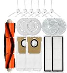 HUAYUWA Vacuum Accessories Set (1 Brushroll + 6 Side Brushes + 2 Filters + 2 Rags + 2 Dust Bags + 2 Rag Bracket) Compatible for Dreame S10pro/S10 Robot Vacuum Cleaner Replacement Parts