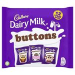 Cadbury Dairy Milk Buttons Chocolate Treat Size Minis 12 Pack 170G